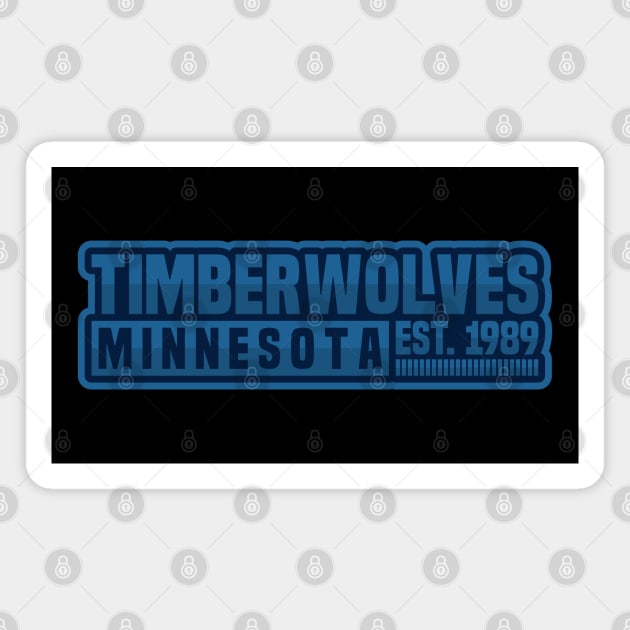 Minnesota Timberwolves 02 Magnet by yasminkul